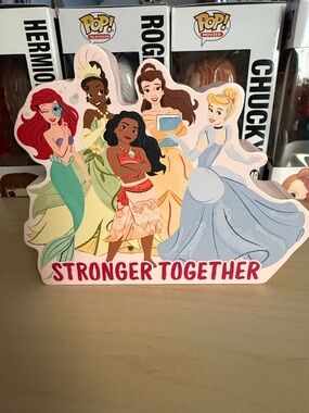Disney Princess Pink Die-Cut Decorative Block